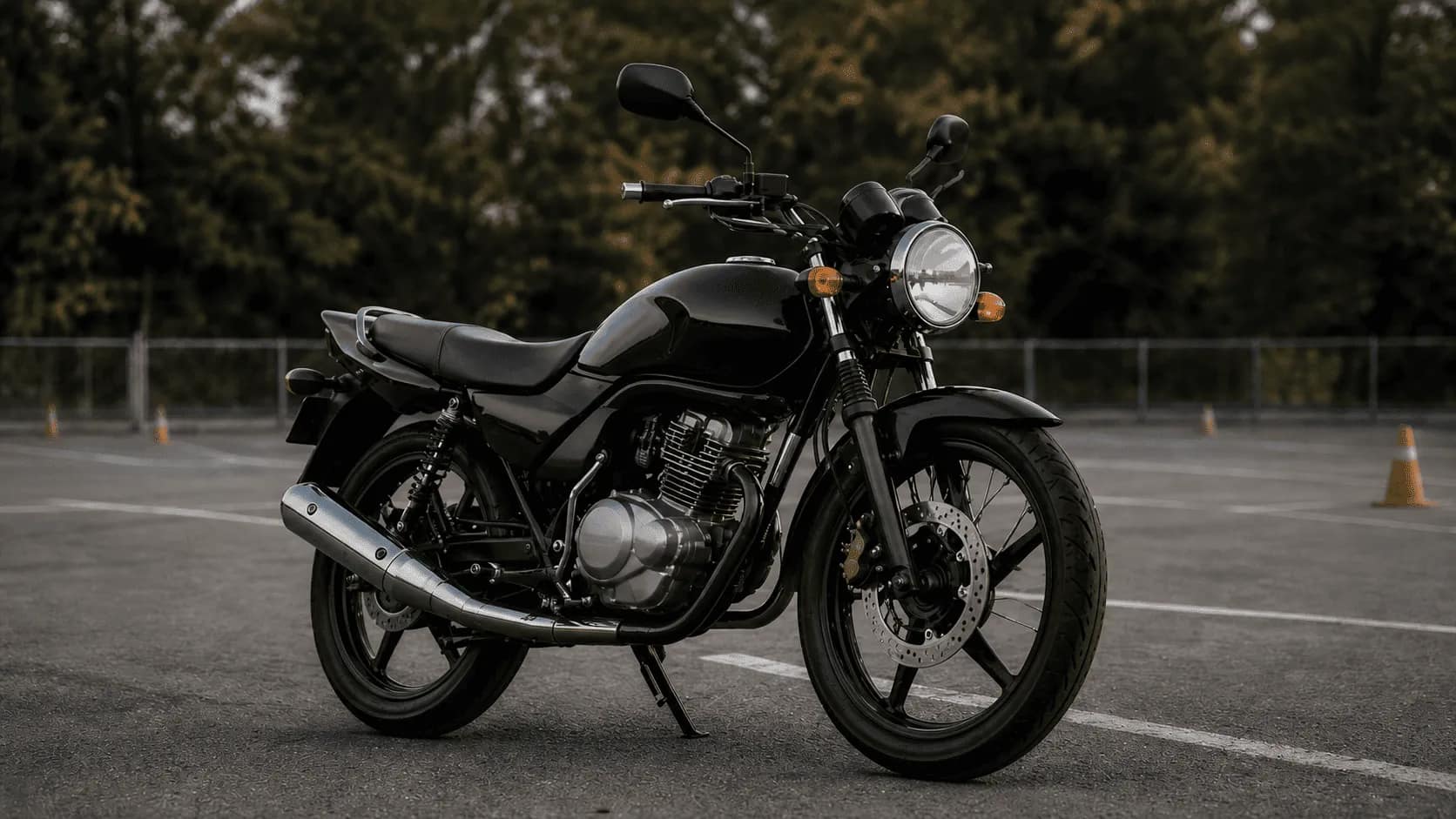 Yamaha YBR125 для первых занятий в мотошколе